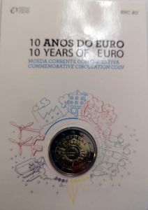 PORTUGAL 2 EURO 2012 - 10 YEARS OF EURO CC